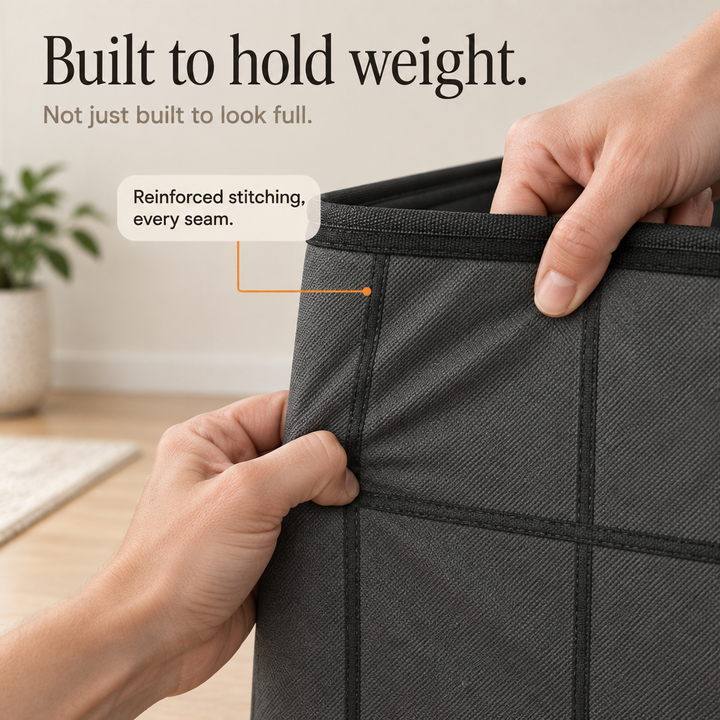 Stashly – Torba do przechowywania kołder z materiału non-woven z zamkiem błyskawicznym