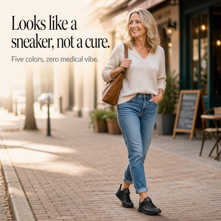 Easestep – Sneakersy do chodzenia z szerokim przodem