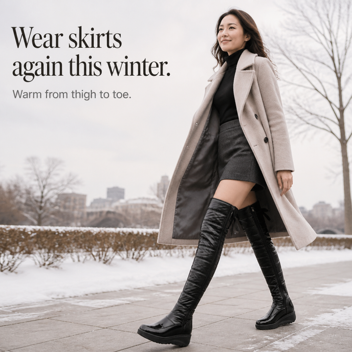 Wearbella – Śniegowce z miękkim wykończeniem do kolan