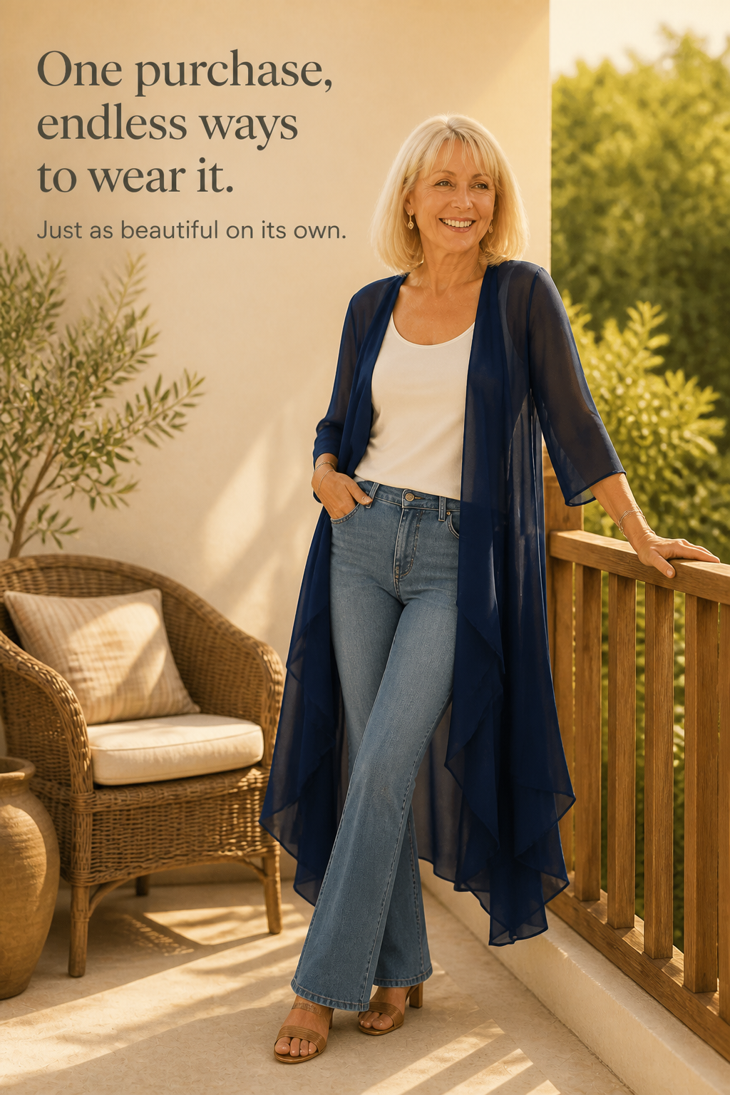 Wearbella – Zestaw sukienki maxi i narzutki
