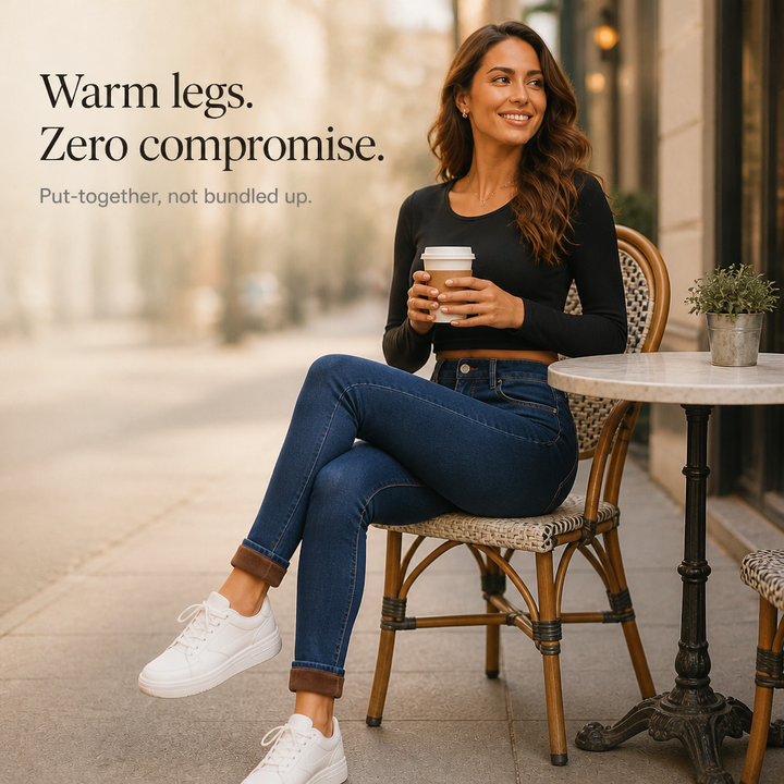 Thermabelle – Dżinsy skinny z pluszowym wykończeniem