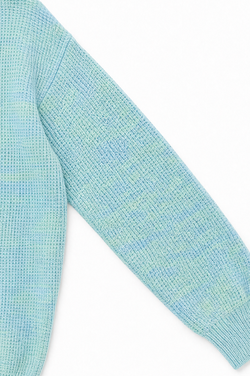 Wearbella – Oversized Sweter z Prążkowanej Dzianiny