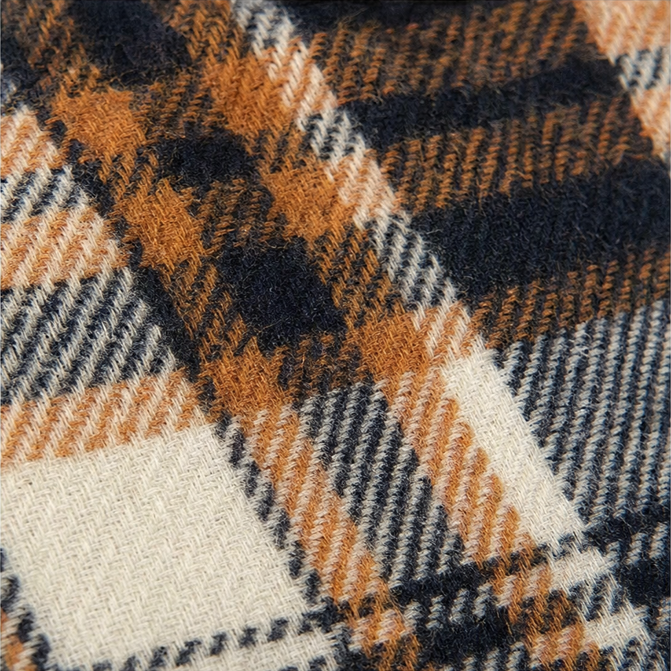 Huntlyn – Flanelowa kurtka shacket z podszewką sherpa