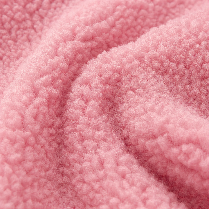 Cozelle – Pluszowa Kurtka z Kapturem w Rozmiarze Oversized z Zapięciem na Zamek