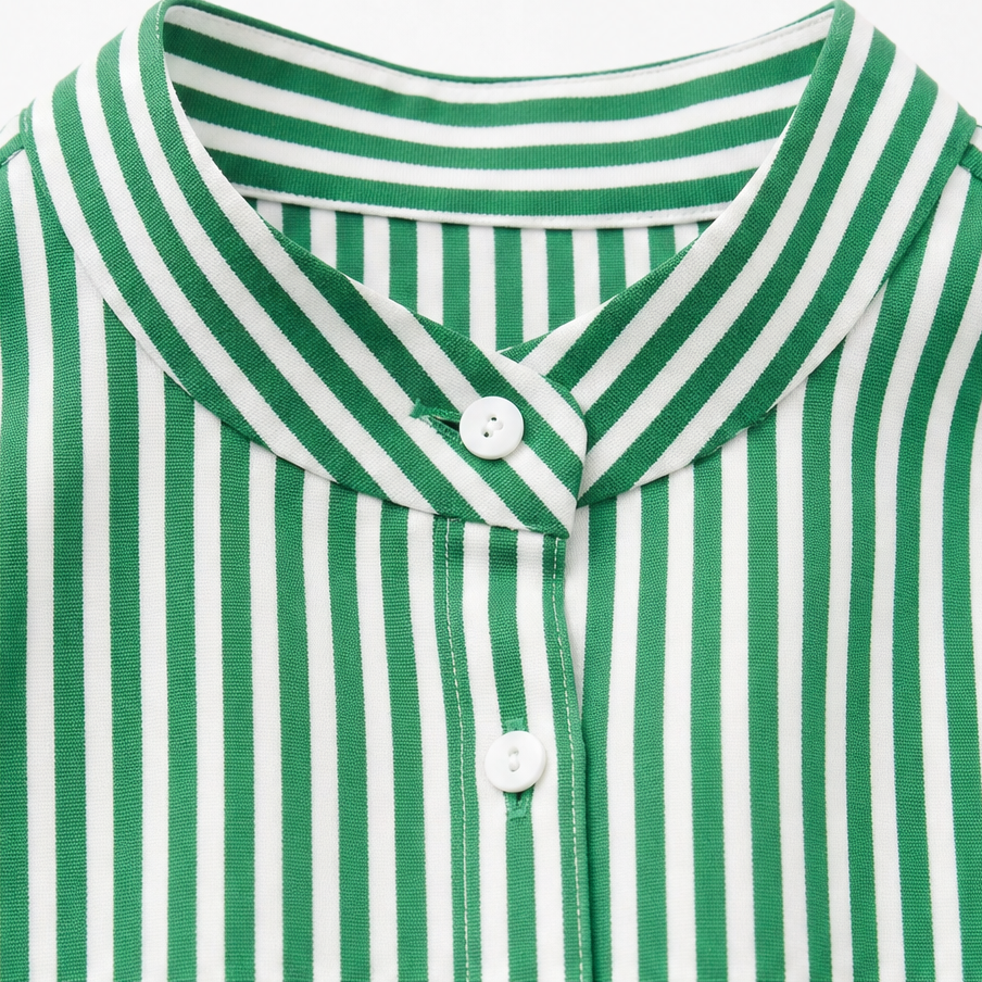 Wearbella – Zestaw koszuli w paski i spodni z szerokimi nogawkami