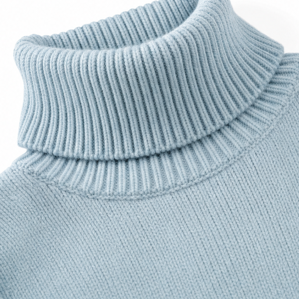 Zestaw Elara – Sweter z golfem i szerokie spodnie