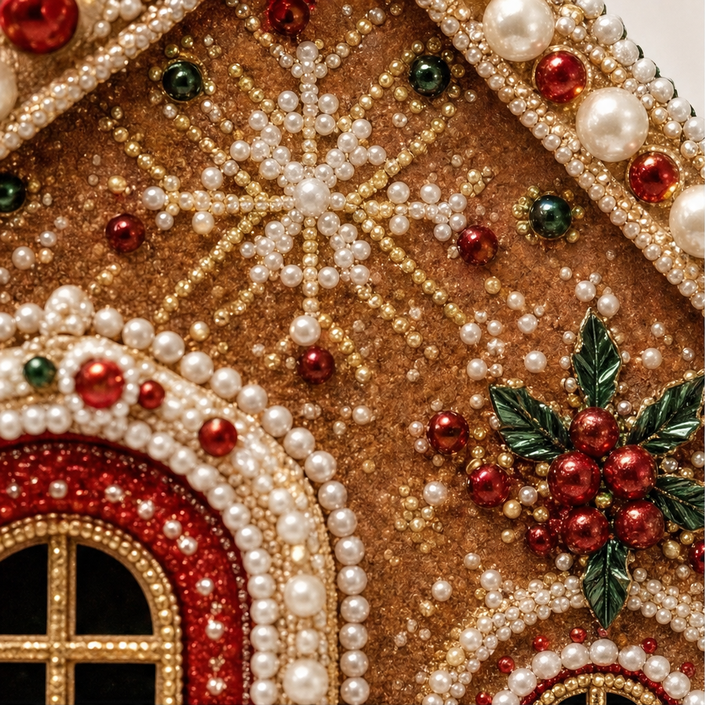Pearlnoel – Zestaw do tworzenia 3D Piernikowego Domku z Pereł