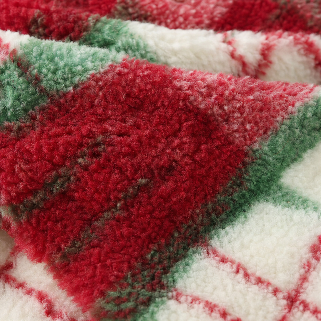 Coziveigh – Przestronny Fleece Plaid Shacket