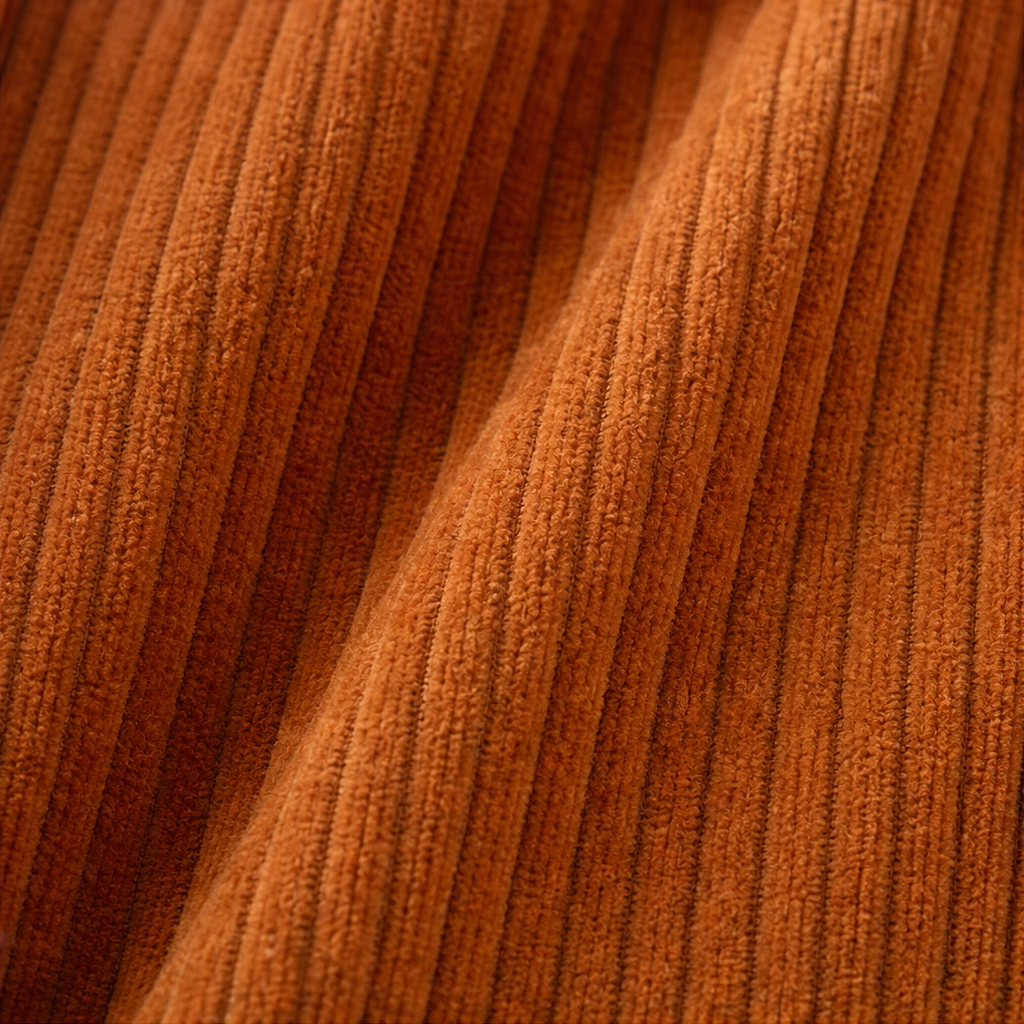 Draperie – Asymetryczny top z guzikiem i sztruksu