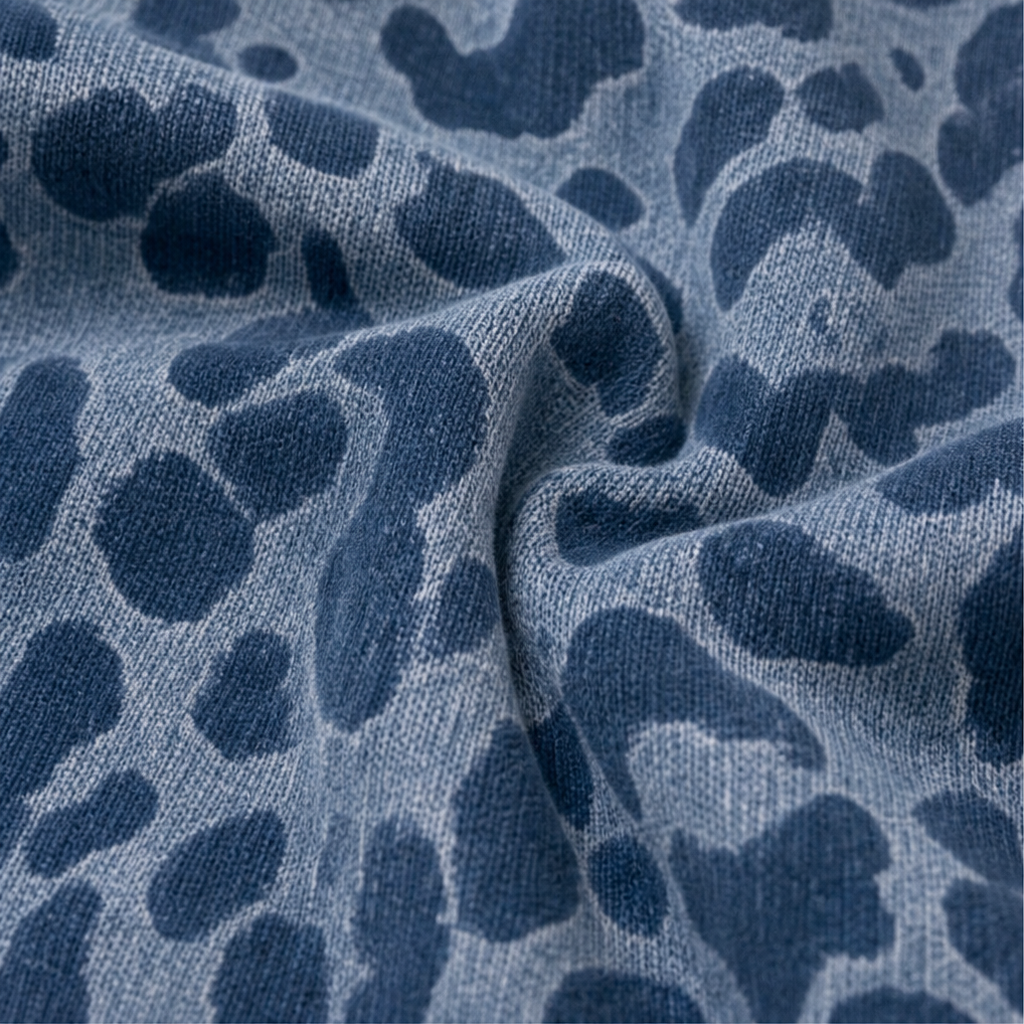 Wearluxe – Bluza z kapturem z nadrukiem w panterkę