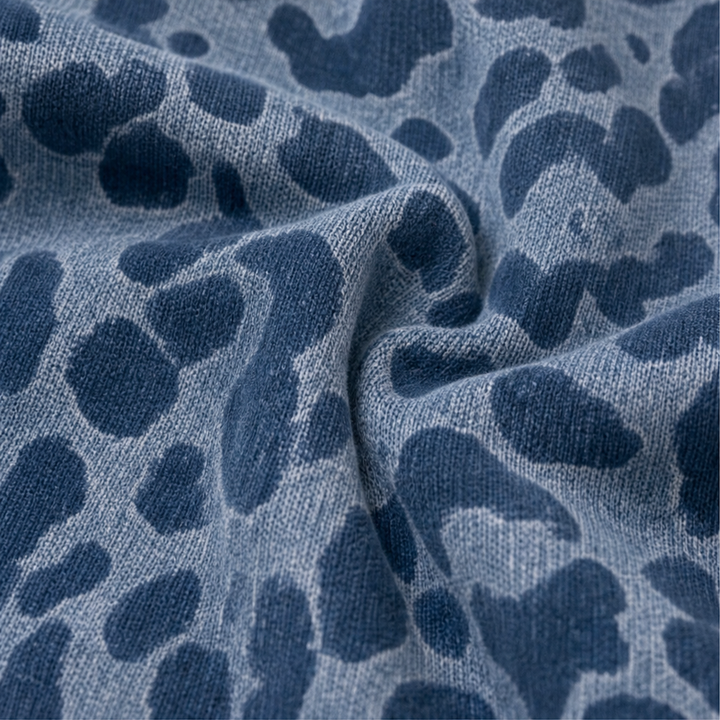 Wearluxe – Bluza z kapturem z nadrukiem w panterkę