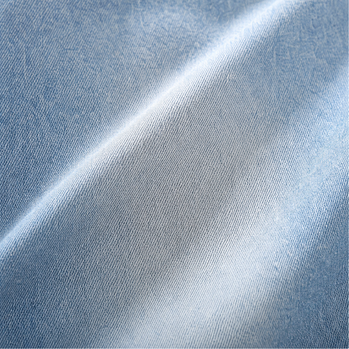 Longline Denim – Jeansy z wysokim stanem i szerokimi nogawkami