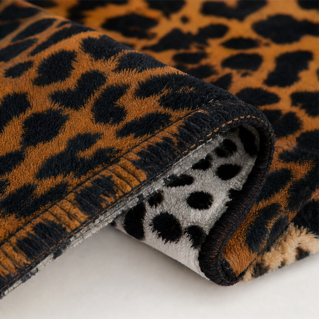Purrfecto – Koc w Leopardzie z Poliestru