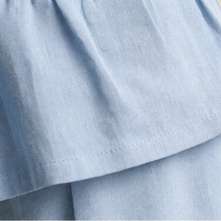 Wearbella – Zestaw Topu Peplum i Spodni Palazzo z Szerokimi Nogawkami
