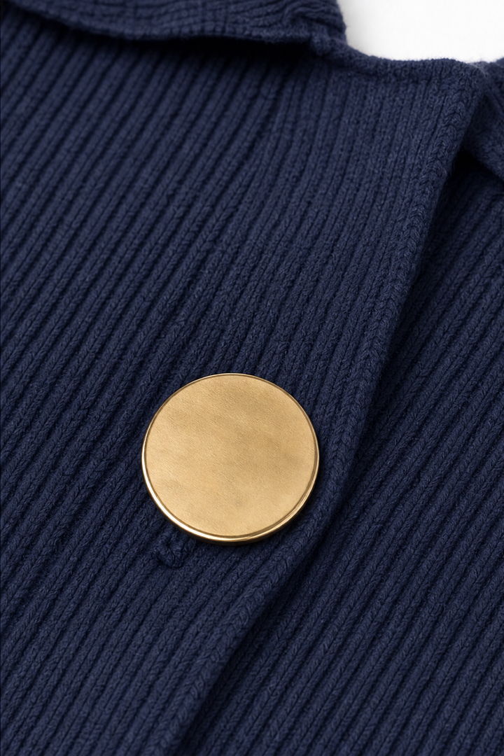 Wearbella – Kardigan z guzikami i falbaniastym dołem w rozmiarze oversize