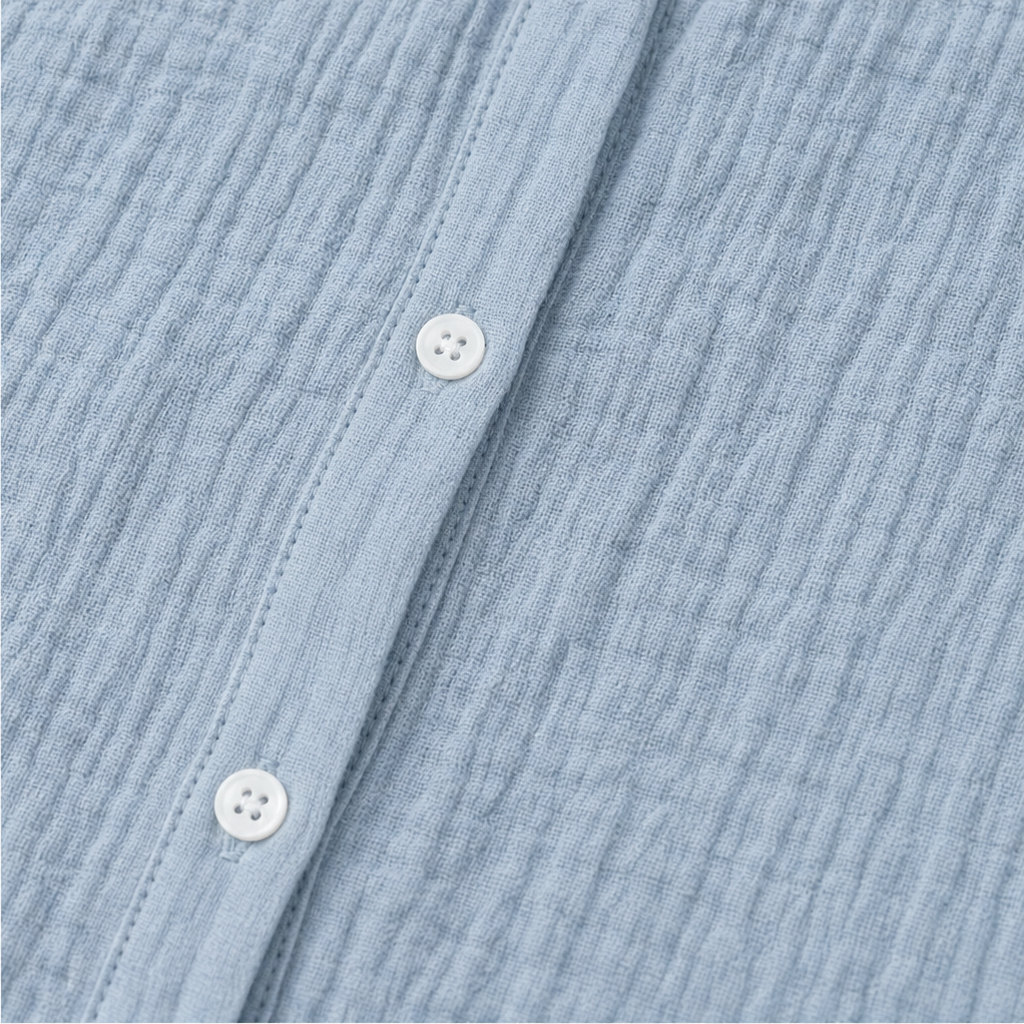 Wearbella – Bluzka z guzikami z materiału crinkle-crepe
