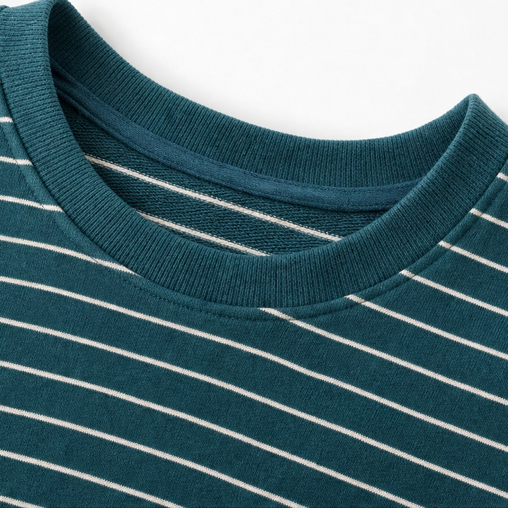 Stripe &amp; Ease – Striped Pullover i Szerokie Spodnie