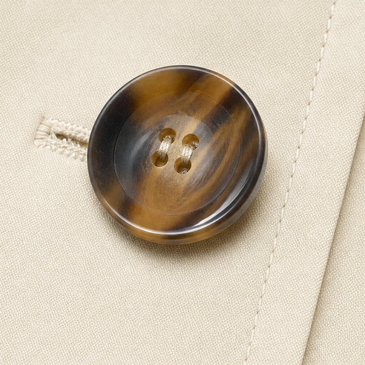 Kurtka Trench Cuff &amp; Collar – Krótka kurtka z falbanami i kołnierzem w kratę