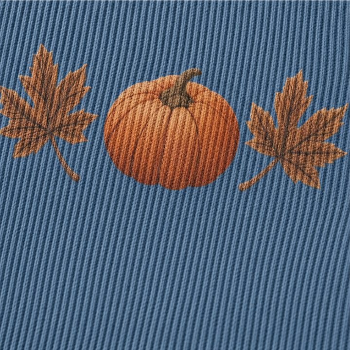 Pumpkin Lane – Koszula z długim rękawem i dekoltem w serek z nadrukiem dyni