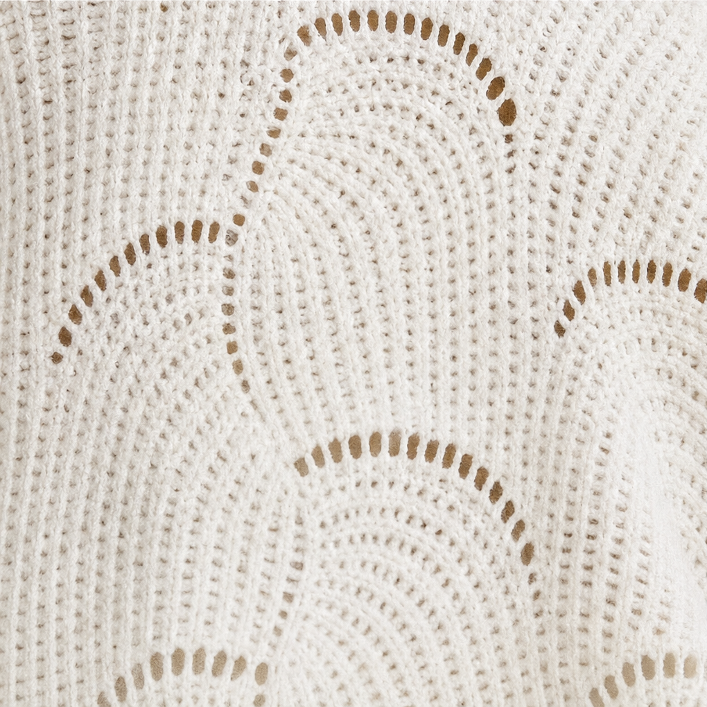 Wearbella – Sweter z Hollow Wave i rękawem Batwing