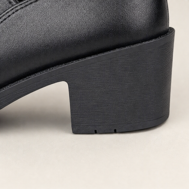 Wearbella – Szpilki z szerokim noskiem i blokowym obcasem