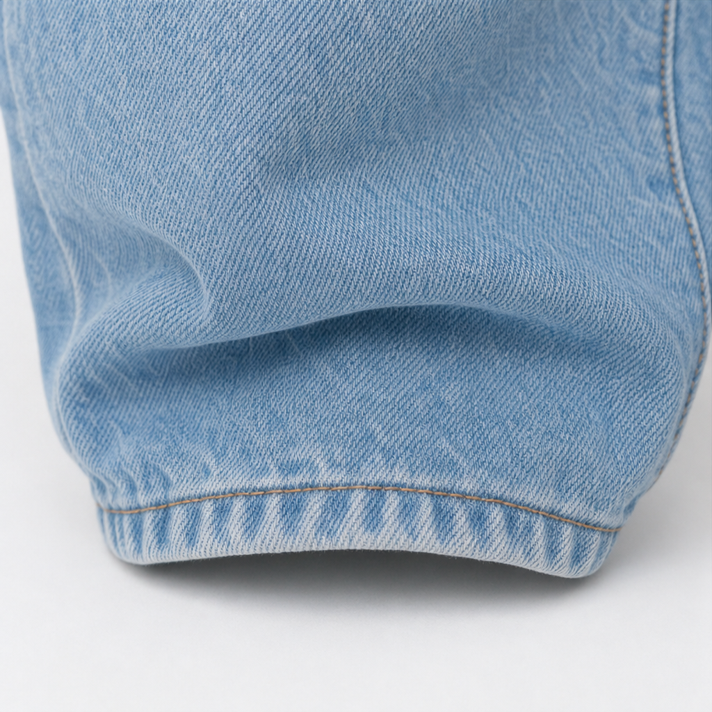 Vela Denim – Jeansy o wysokim stanie i prostych nogawkach