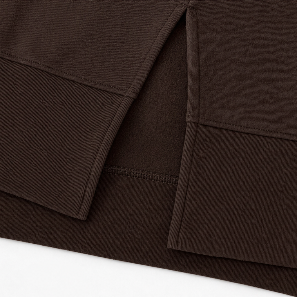 Ease &amp; Grace – Zestaw bluzy z rozcięciem bocznym i legginsów
