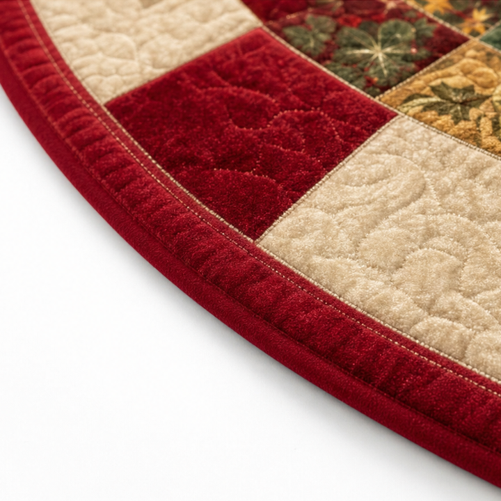 Wesoła Miraż – 3D Swirling Quilted Christmas Rug