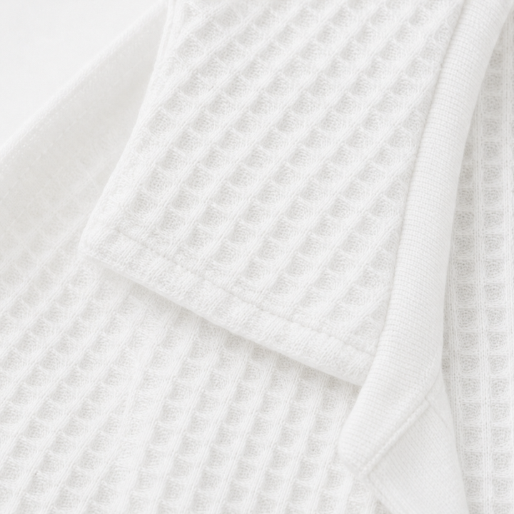 Wearbella – Sweter z kołnierzykiem i guzikiem z dzianiny waffle