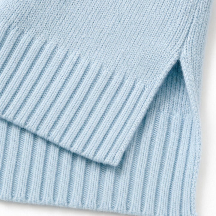 Rowelle – Sweter z prążkowanym, oversize&