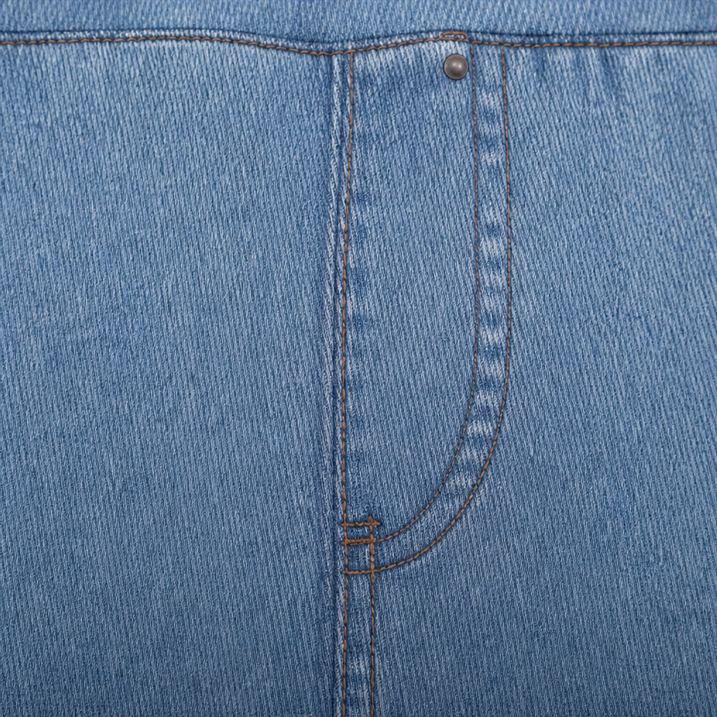 Slimwaist – Jeansy o wysokim stanie i zwężanych nogawkach
