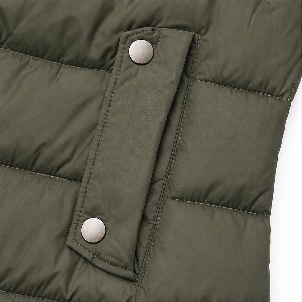 Wearbella – Długa kamizelka puchowa z zamkiem