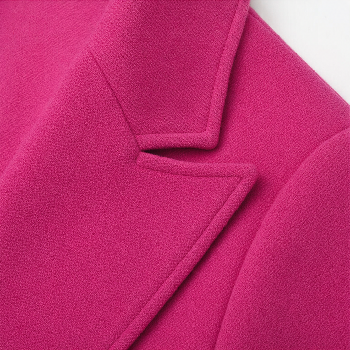 Wearbella – Płaszcz wełniany w stylu podwójnego zapięcia