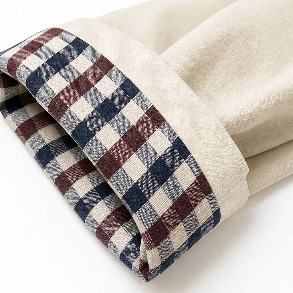 Kurtka Trench Cuff &amp; Collar – Krótka kurtka z falbanami i kołnierzem w kratę