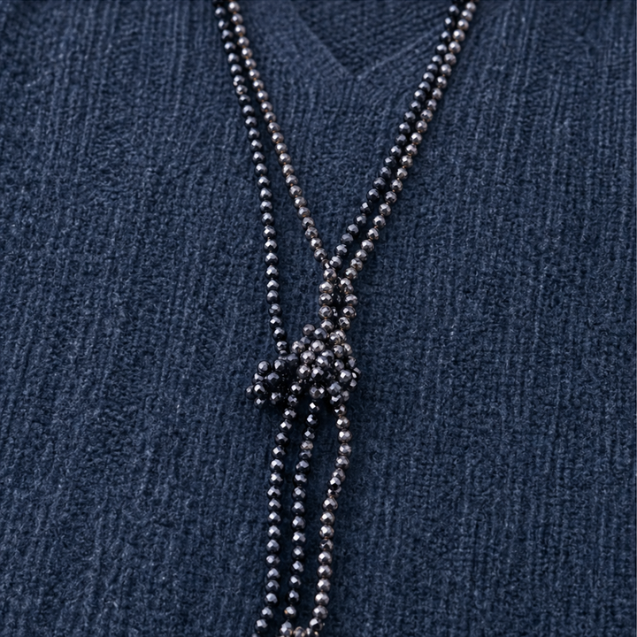 Airloom – Przesadnie Duży Sweter V-Neck z Otwartych Splotów