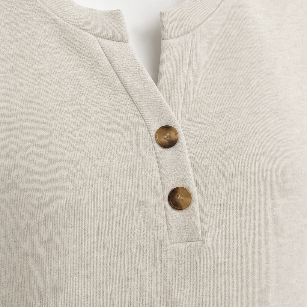 Wearlyn – Komplet dwu-elementowy z szerokimi nogawkami Henley