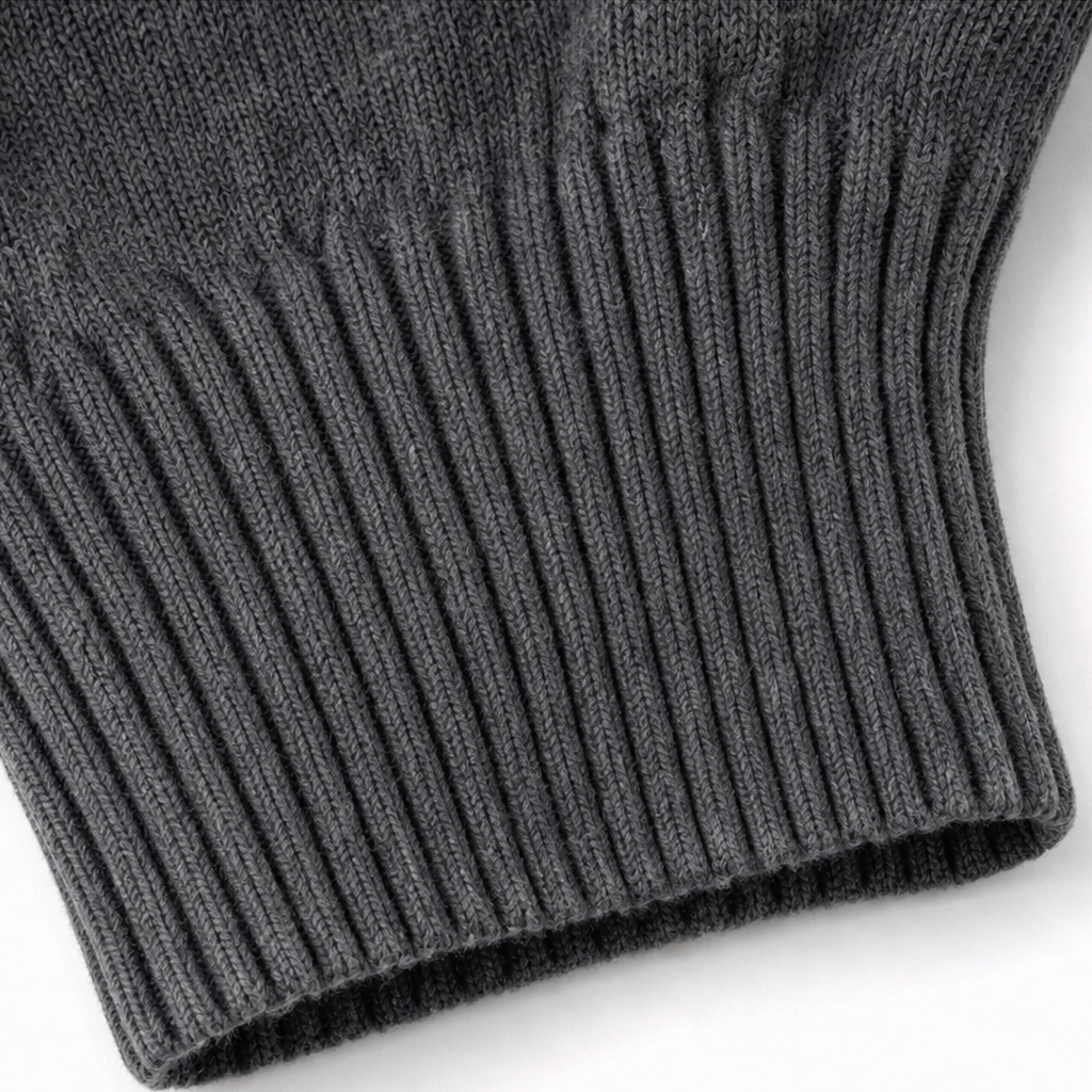 Patch &amp; Thread – Kurtka dzianinowa z kontrastową kieszenią i ściągaczem