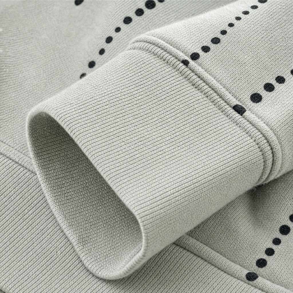 Dotwell – Sweter z Dotted Stand-Collar i guzikiem