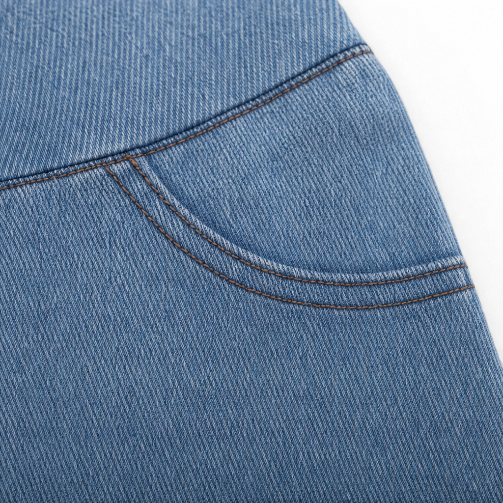 Slimwaist – Jeansy o wysokim stanie i zwężanych nogawkach