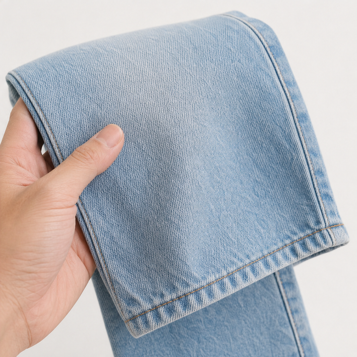 Vela Denim – Jeansy o wysokim stanie i prostych nogawkach