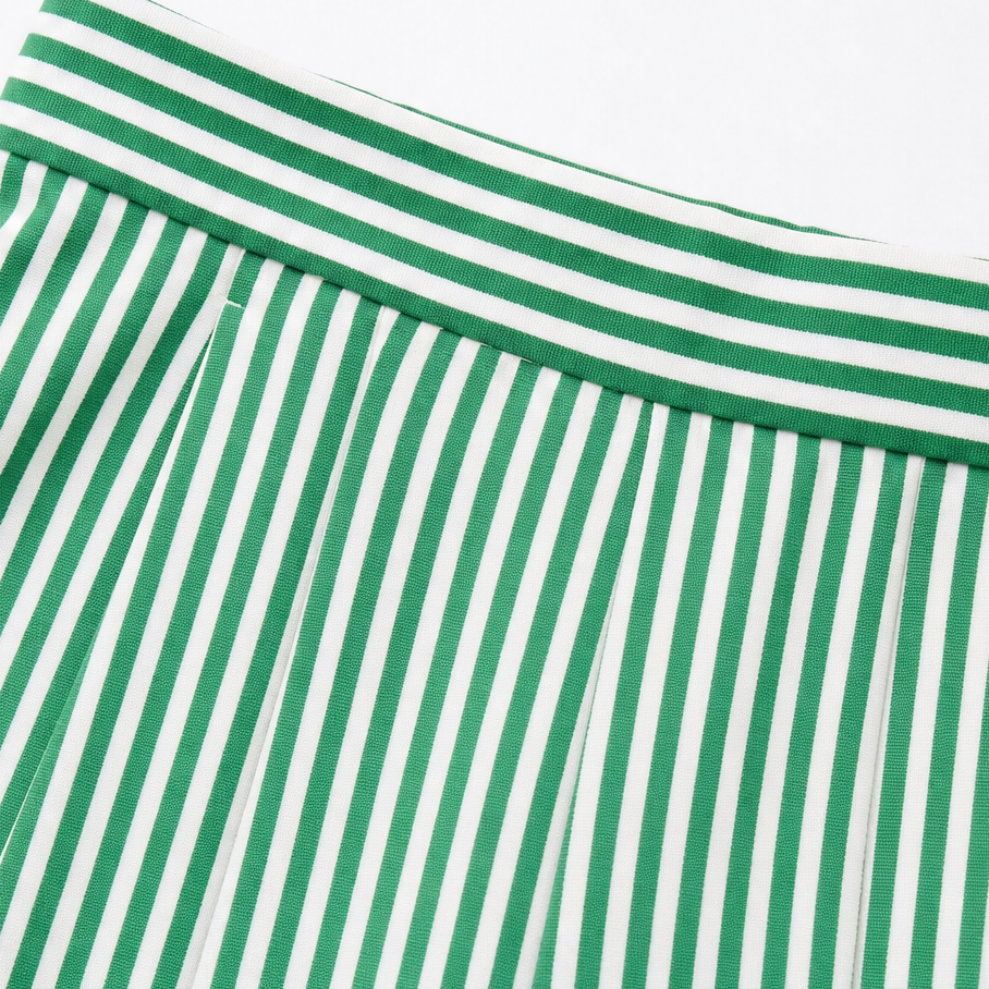 Wearbella – Zestaw koszuli w paski i spodni z szerokimi nogawkami