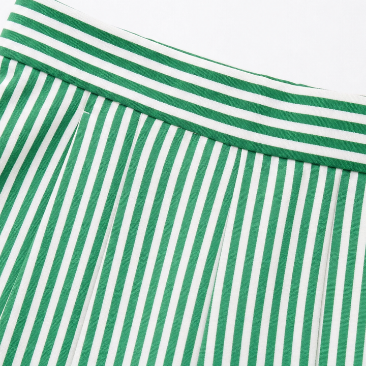 Wearbella – Zestaw koszuli w paski i spodni z szerokimi nogawkami
