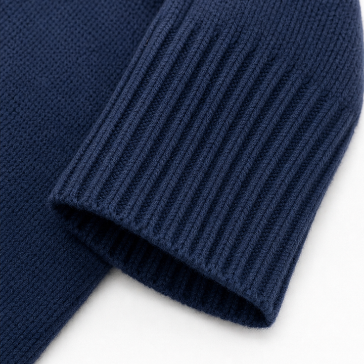Wearbella – Asymetryczny Sweter z Rękawem Latarniowym i Zawijanym Przodem