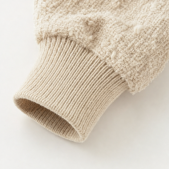 Marlwick – Sweter Henley z Grubej Dzianiny
