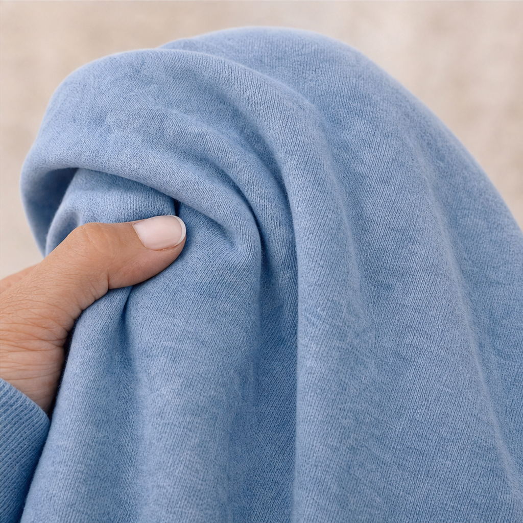 Washed Muse – Sweter z Naciąganym Kołnierzem w Stylu Vintage