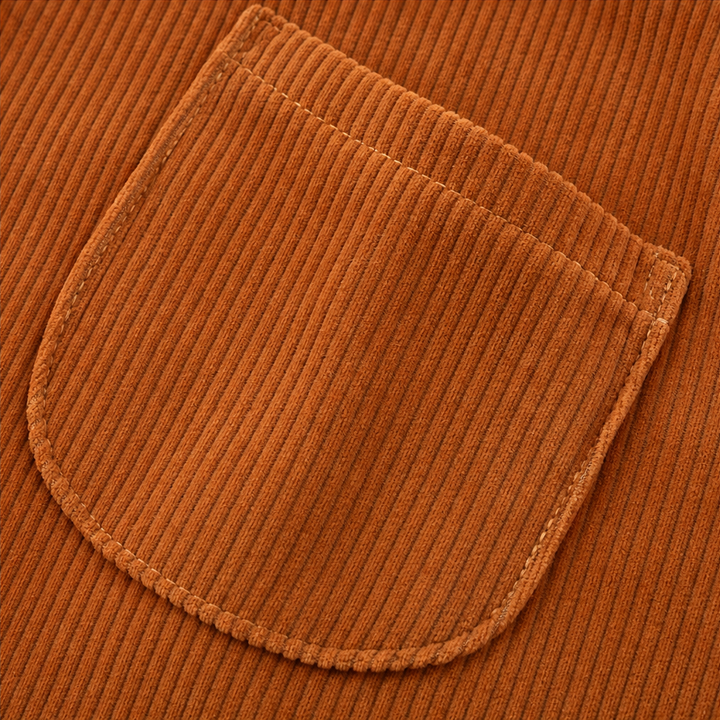 Draperie – Asymetryczny top z guzikiem i sztruksu