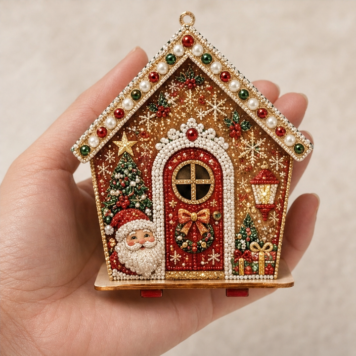 Pearlnoel – Zestaw do tworzenia 3D Piernikowego Domku z Pereł