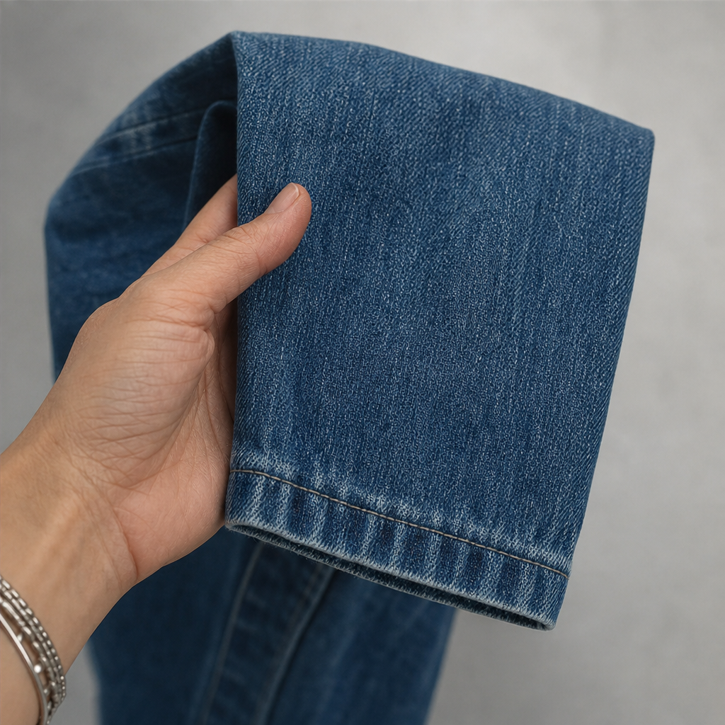 Wearlyn – Sukienka koszulowa z przodu na guziki w stylu dżinsowym