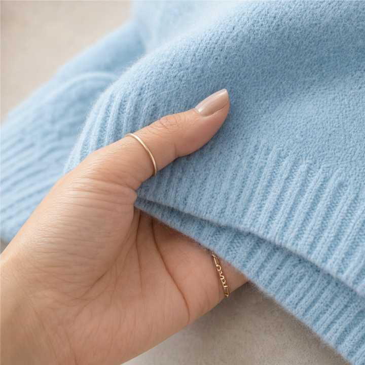Lunette Wrap – Asymetryczny Kardigan z Kapturem i Splotem