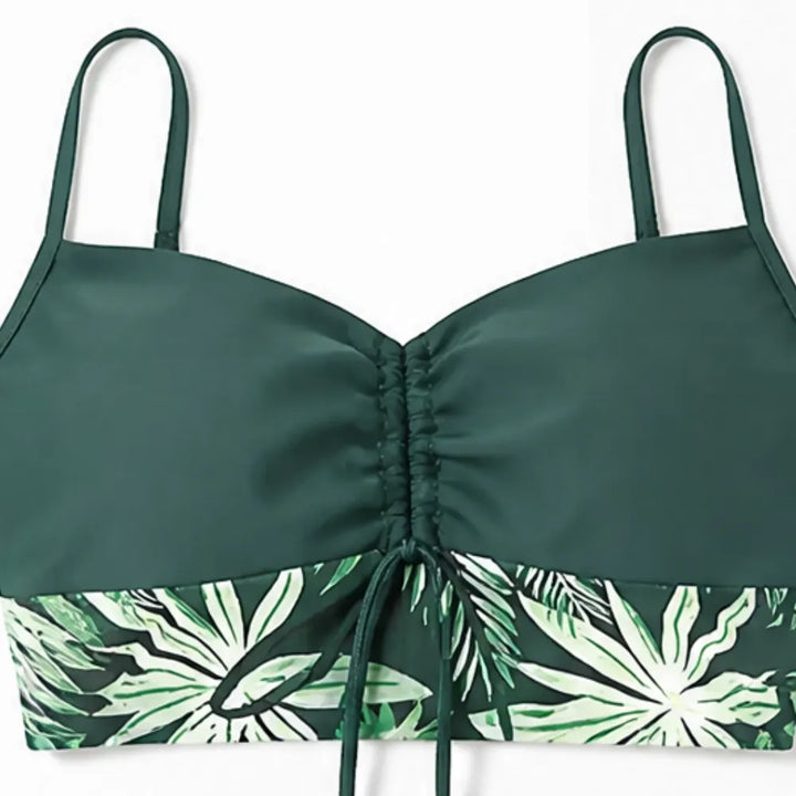 Solvira – Zestaw bikini z wysokim stanem i szortami oraz kontrolą brzucha